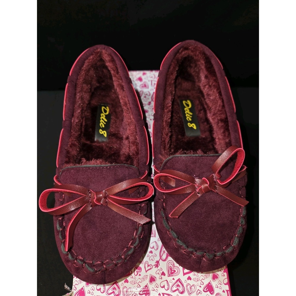 Crazy 8 Moccasin Boots Size 9c Burgandy New!